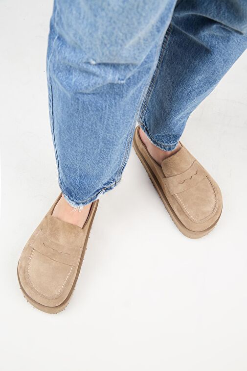 Manijero Vizon Kadın Deri Terlik MNJ.177.02 - Görsel 8