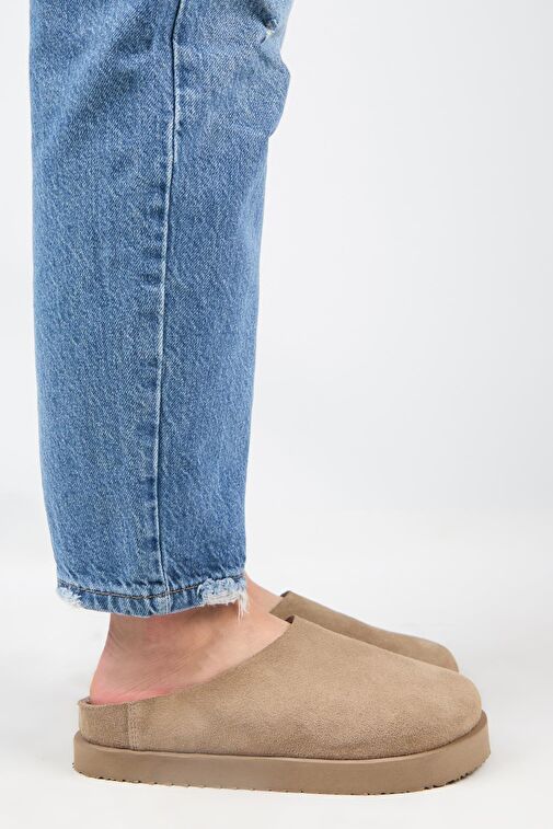 Manijero Vizon Kadın Deri Terlik MNJ.179.03 - Görsel 2