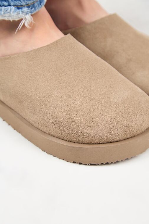 Manijero Vizon Kadın Deri Terlik MNJ.179.03 - Görsel 4