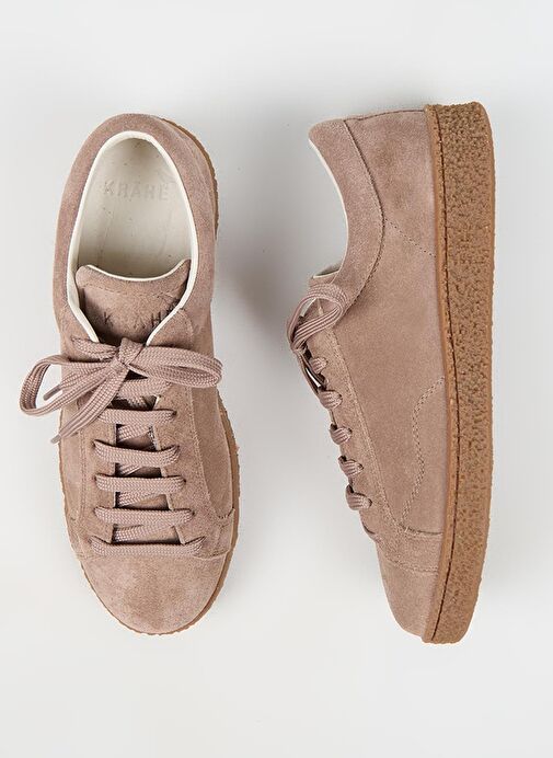 Krahe Chazz Erkek Hakiki Deri Bağcıklı Vizon Sneakers - Görsel 3