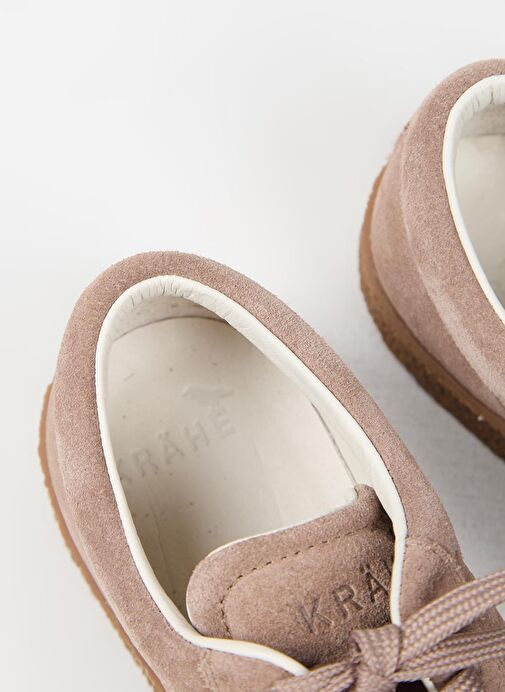 Krahe Chazz Erkek Hakiki Deri Bağcıklı Vizon Sneakers - Görsel 6