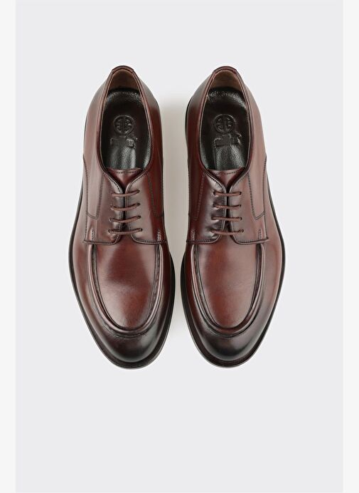 Kahve Deri Erkek Klasik Ayakkabı - Görsel 5