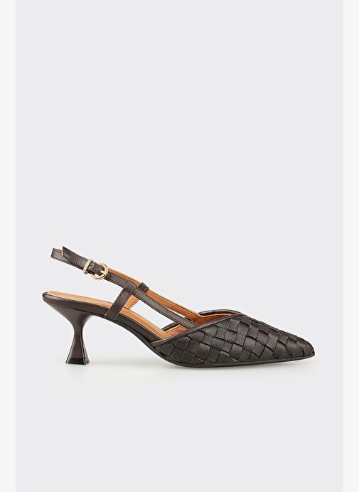 Kahve Deri Kadın Günlük Ayakkabı - Görsel 2