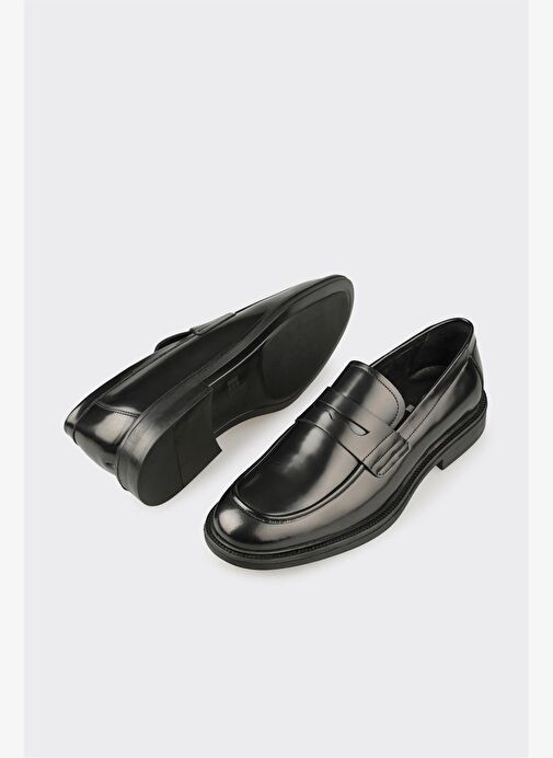 Elle Elle Siyah Deri Erkek Günlük Ayakkabı Boyner'de! Siyah - 4. görsel