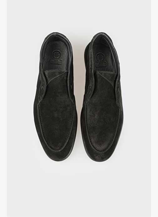 Siyah Deri Erkek Günlük Bot - Görsel 5