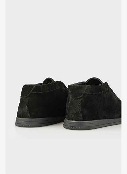 Siyah Deri Erkek Günlük Bot - Görsel 6