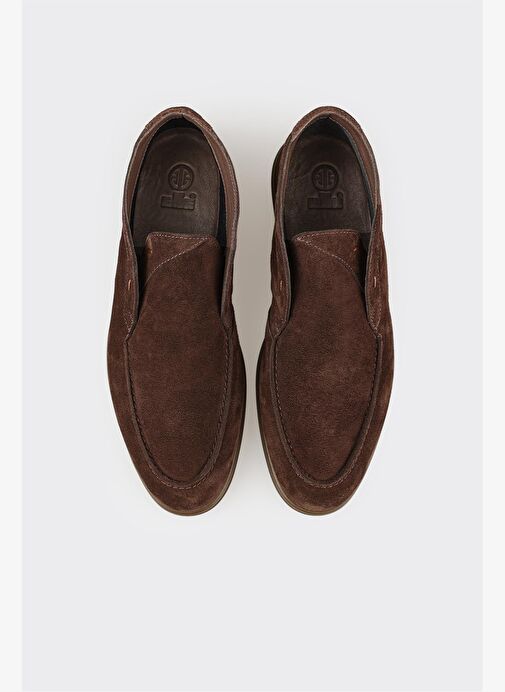 Kahve Deri Erkek Günlük Bot - Görsel 5