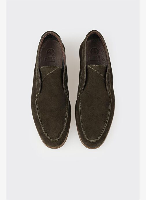 Haki Deri Erkek Günlük Bot - Görsel 5