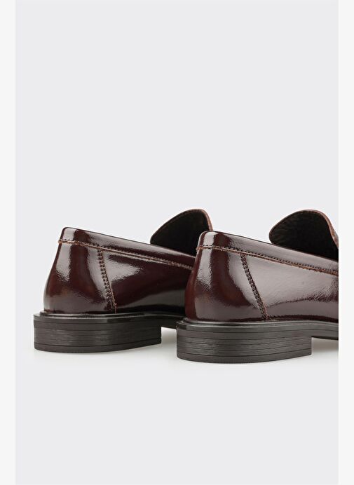 Kahve Deri Kadın Günlük Ayakkabı - Görsel 6