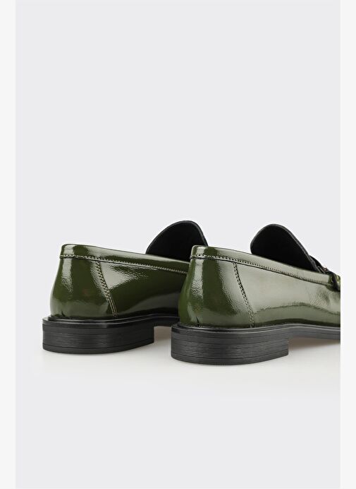 Yeşil Deri Kadın Günlük Ayakkabı - Görsel 6