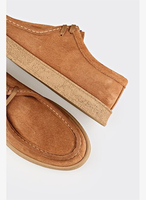 Camel Deri Erkek Spor Ayakkabı - Görsel 6