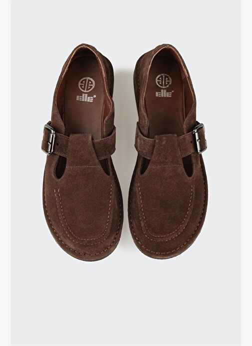 Kahve Deri Kadın Günlük Ayakkabı - Görsel 5