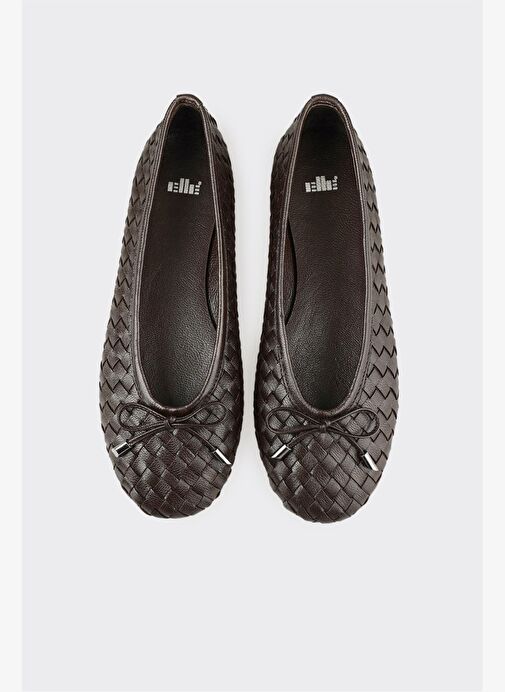 Kahve Deri Kadın Günlük Ayakkabı - Görsel 5