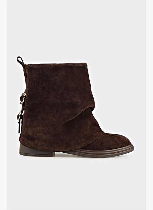 Kahve Deri Kadın Günlük Bot - Görsel 2