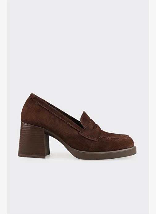 Kahve Deri Kadın Ayakkabı - Görsel 2
