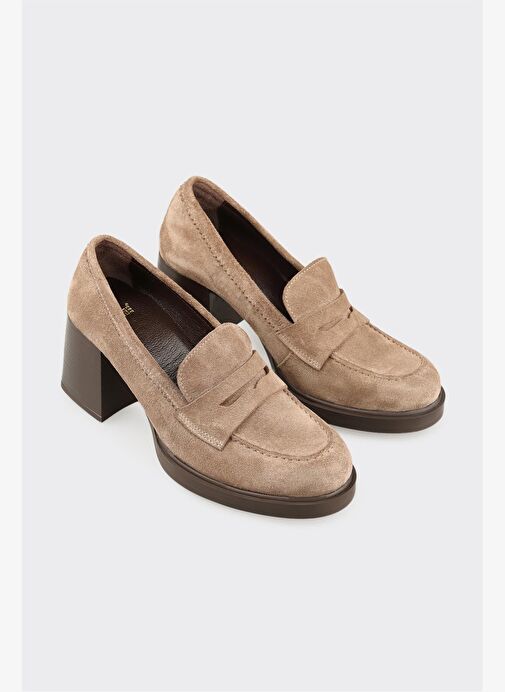 Vizon Deri Kadın Ayakkabı - Görsel 3