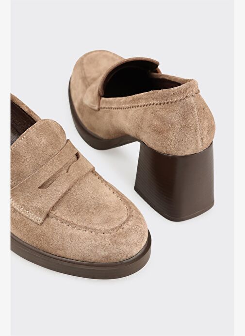 Vizon Deri Kadın Ayakkabı - Görsel 5