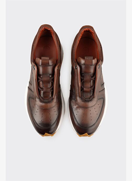 Taba Deri Erkek Spor Ayakkabı - Görsel 5