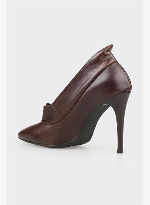Elle Elle Belirsiz Kahve Deri Kadın Yüksek Topuk Ayakkabı Boyner'de! Belirsiz - 4. görsel