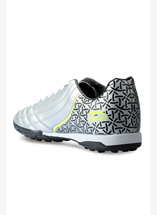 Slazenger HINO HS Erkek Halı Saha Gri / Siyah Futbol Ayakkabısı - Görsel 3