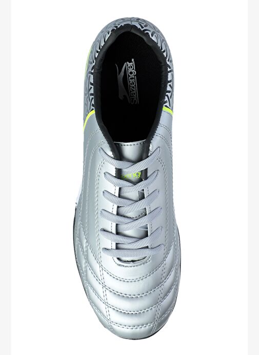 Slazenger HINO HS Erkek Halı Saha Gri / Siyah Futbol Ayakkabısı - Görsel 6