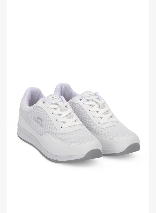 Slazenger ANGLE I Kadın Beyaz / Gri Günlük Spor Ayakkabısı - Görsel 3