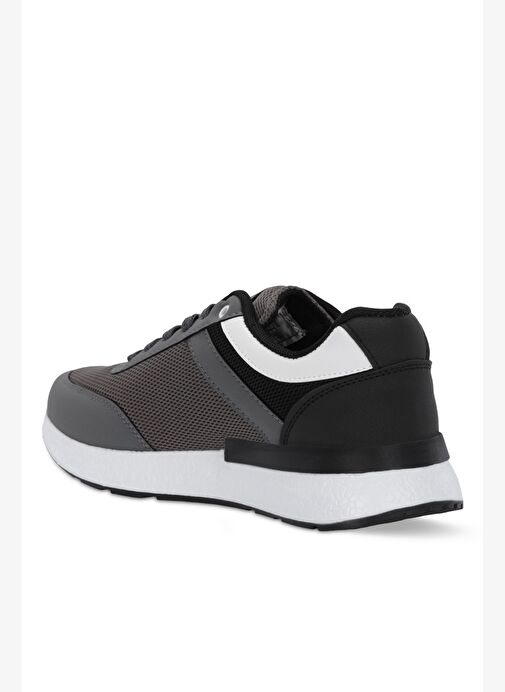 Slazenger AKRAM I Erkek Koyu Gri Koşu & Yürüyüş Spor Ayakkabısı - Görsel 4