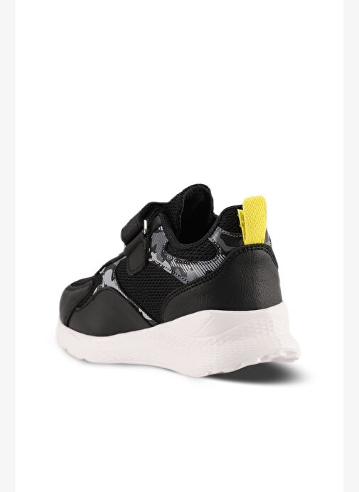 Slazenger KASHI KTN Erkek Çocuk Sneaker Ayakkabı Siyah / Kırmızı - Görsel 4