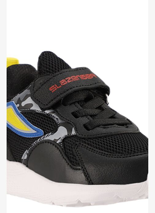 Slazenger KASHI KTN Erkek Çocuk Sneaker Ayakkabı Siyah / Kırmızı - Görsel 5