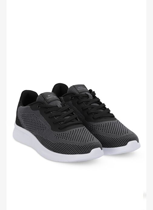 Slazenger ADWOA NEW I Erkek Siyah / Koyu Gri Sneaker - Görsel 3
