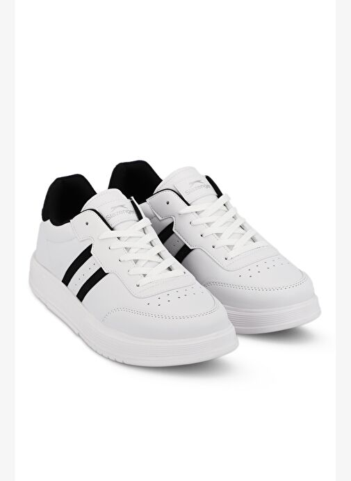 Slazenger ZIPPER I Erkek Beyaz / Siyah Günlük Spor Ayakkabısı - Görsel 3