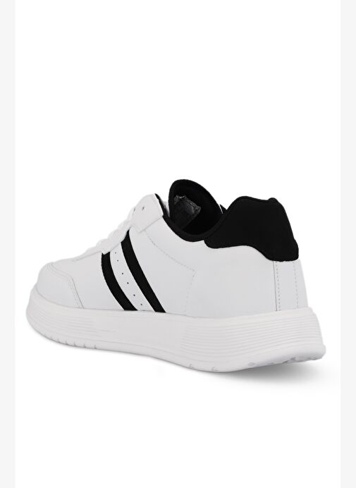 Slazenger ZIPPER I Erkek Beyaz / Siyah Günlük Spor Ayakkabısı - Görsel 4