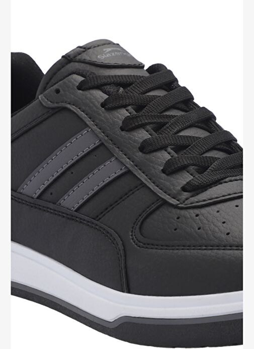 Slazenger ALASTAR I Erkek Siyah / Koyu Gri Günlük Spor Ayakkabısı - Görsel 5