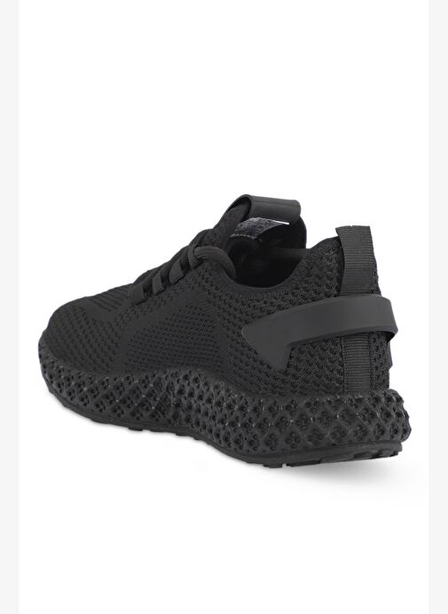 Slazenger AMIR I Erkek Siyah / Siyah Koşu & Yürüyüş Spor Ayakkabısı - Görsel 4