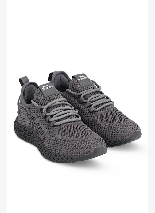 Slazenger AMIR I Erkek Siyah / Koyu Gri Koşu & Yürüyüş Spor Ayakkabısı - Görsel 3