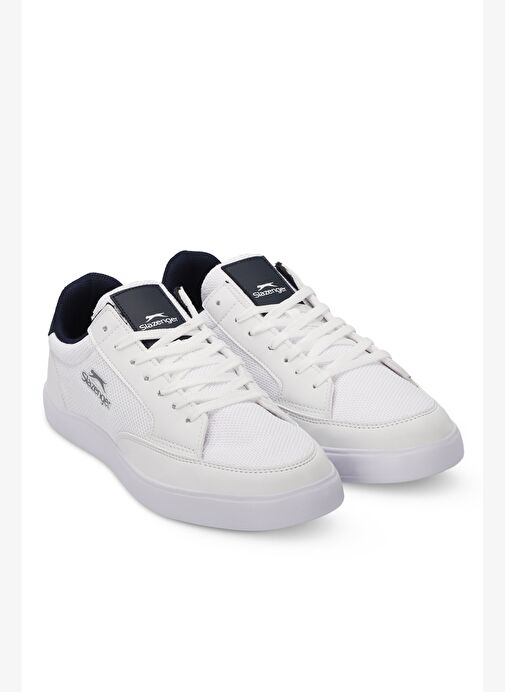 Slazenger FIDEL I Erkek Beyaz / Lacivert Günlük Spor Ayakkabısı - Görsel 3