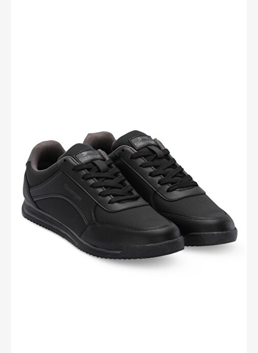 Slazenger MELBURN I Erkek Siyah / Siyah Günlük Spor Ayakkabısı - Görsel 3
