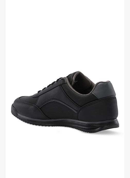 Slazenger MELBURN I Erkek Siyah / Siyah Günlük Spor Ayakkabısı - Görsel 4
