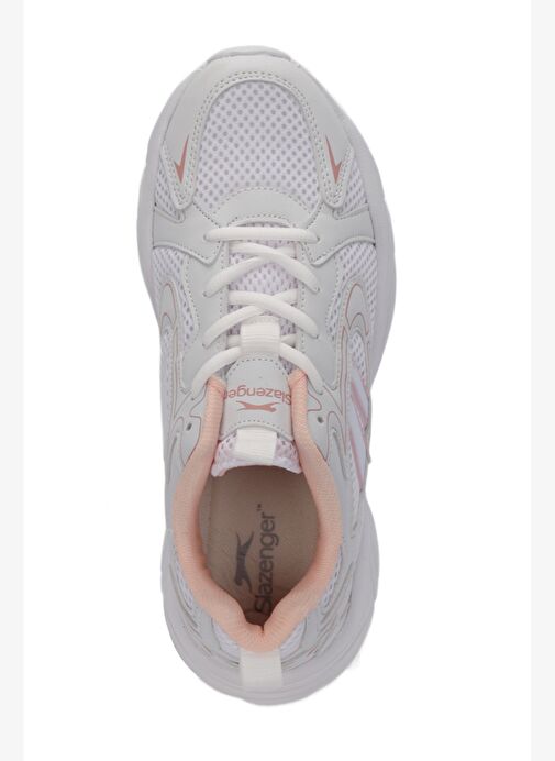 Slazenger INMORTAL I Kadın Beyaz / Pembe Koşu & Yürüyüş Spor Ayakkabısı - Görsel 5