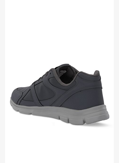 Slazenger PERA Büyük Beden Erkek Koyu Gri Sneaker - Görsel 4