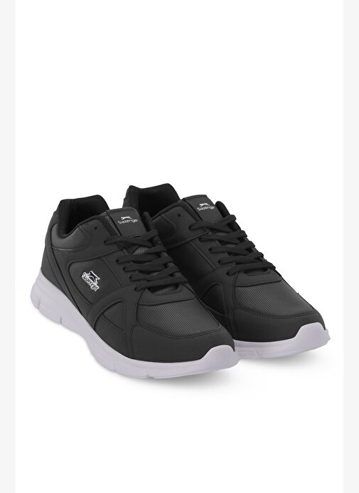 Slazenger PERA Büyük Beden Erkek Siyah / Beyaz Sneaker - Görsel 3