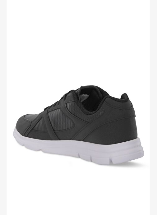 Slazenger PERA Büyük Beden Erkek Siyah / Beyaz Sneaker - Görsel 4