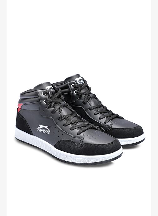 Slazenger PACE IN Erkek Siyah / Beyaz Günlük Spor Ayakkabısı - Görsel 4