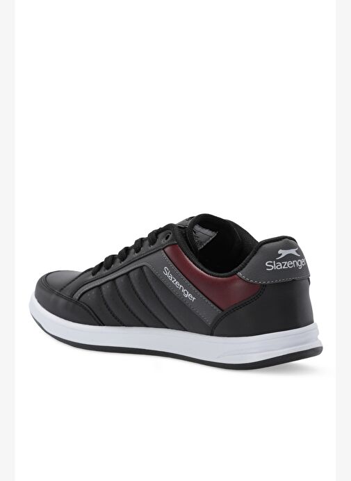 Slazenger CANCER I Erkek Siyah / Beyaz Günlük Spor Ayakkabısı - Görsel 4