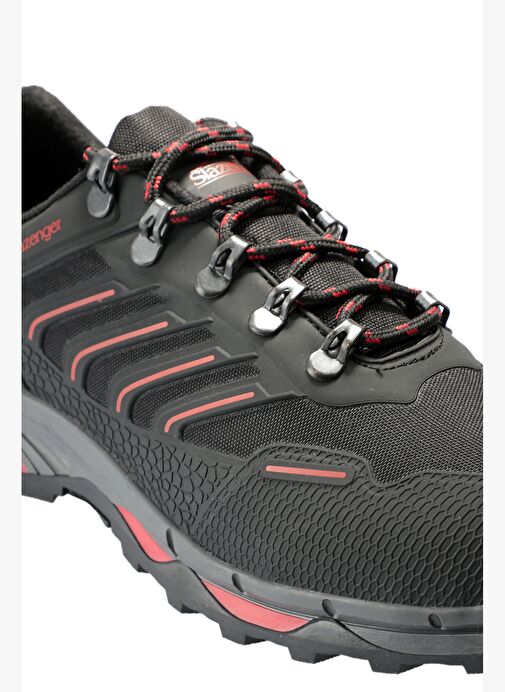 Slazenger HARD I Erkek Siyah / Kırmızı Outdoor - Görsel 5