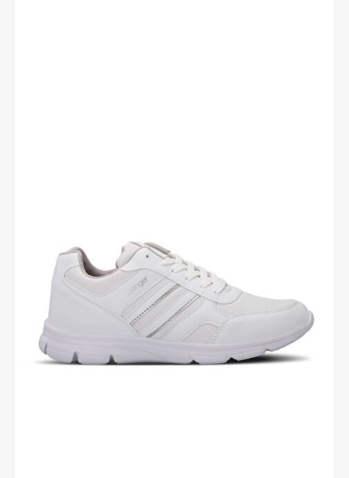 Slazenger ECKHARD I Kadın Beyaz Koşu & Yürüyüş Spor Ayakkabısı - Görsel 2