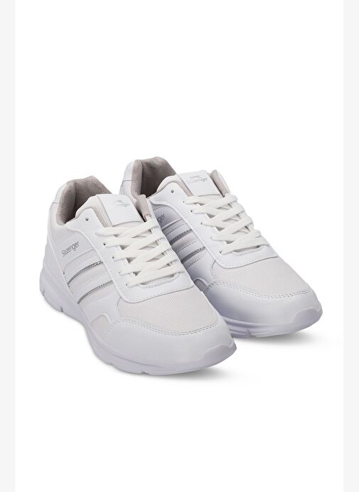 Slazenger ECKHARD I Kadın Beyaz Koşu & Yürüyüş Spor Ayakkabısı - Görsel 3