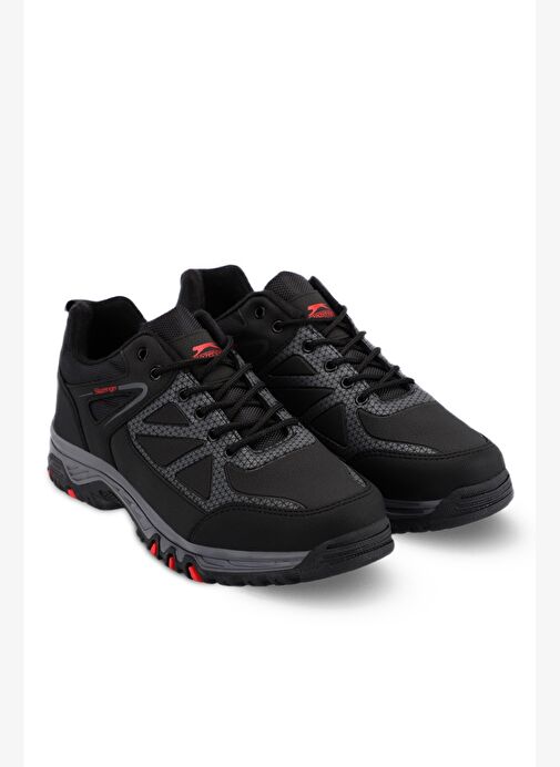 Slazenger GENETICS Erkek Siyah / Kırmızı Outdoor - Görsel 3