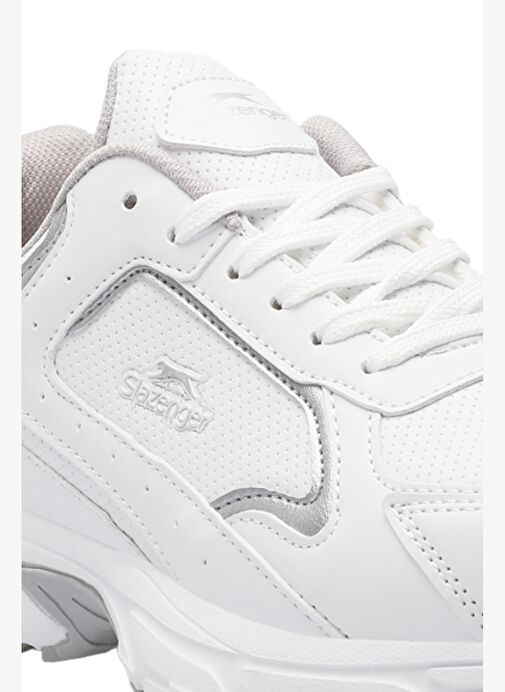 Slazenger MOSS IN Erkek Beyaz / Gri Koşu & Yürüyüş Spor Ayakkabısı - Görsel 5