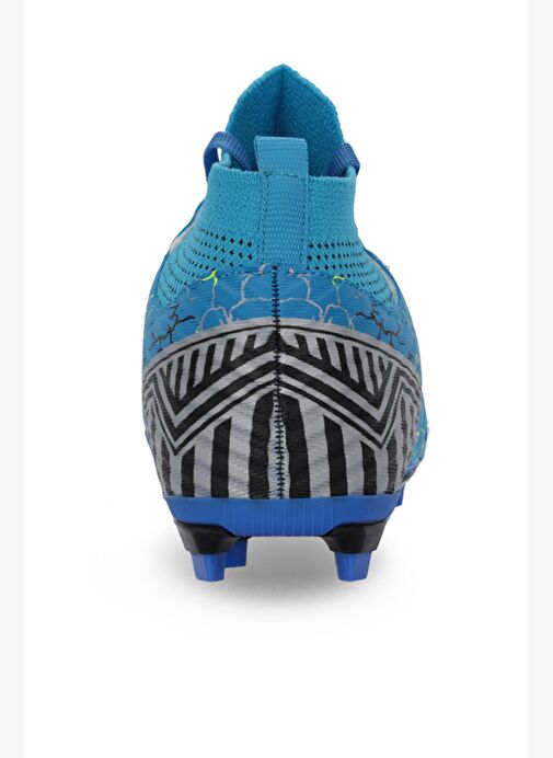 Slazenger CORNER Erkek Halı Saha Saks Mavi Futbol Ayakkabısı - Görsel 7